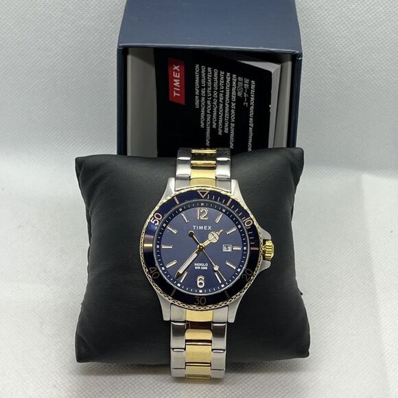 Timex Harborside TW2R64700 Men's Stainless Steel Analog Dial Quartz Watch JMB38 - Picture 1 of 11